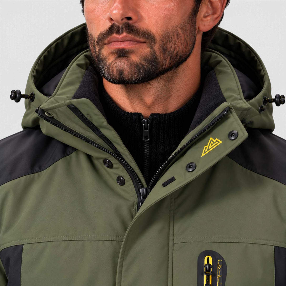 Monvaline | Men's Waterproof Winter Jacket Warm Insulated Coat