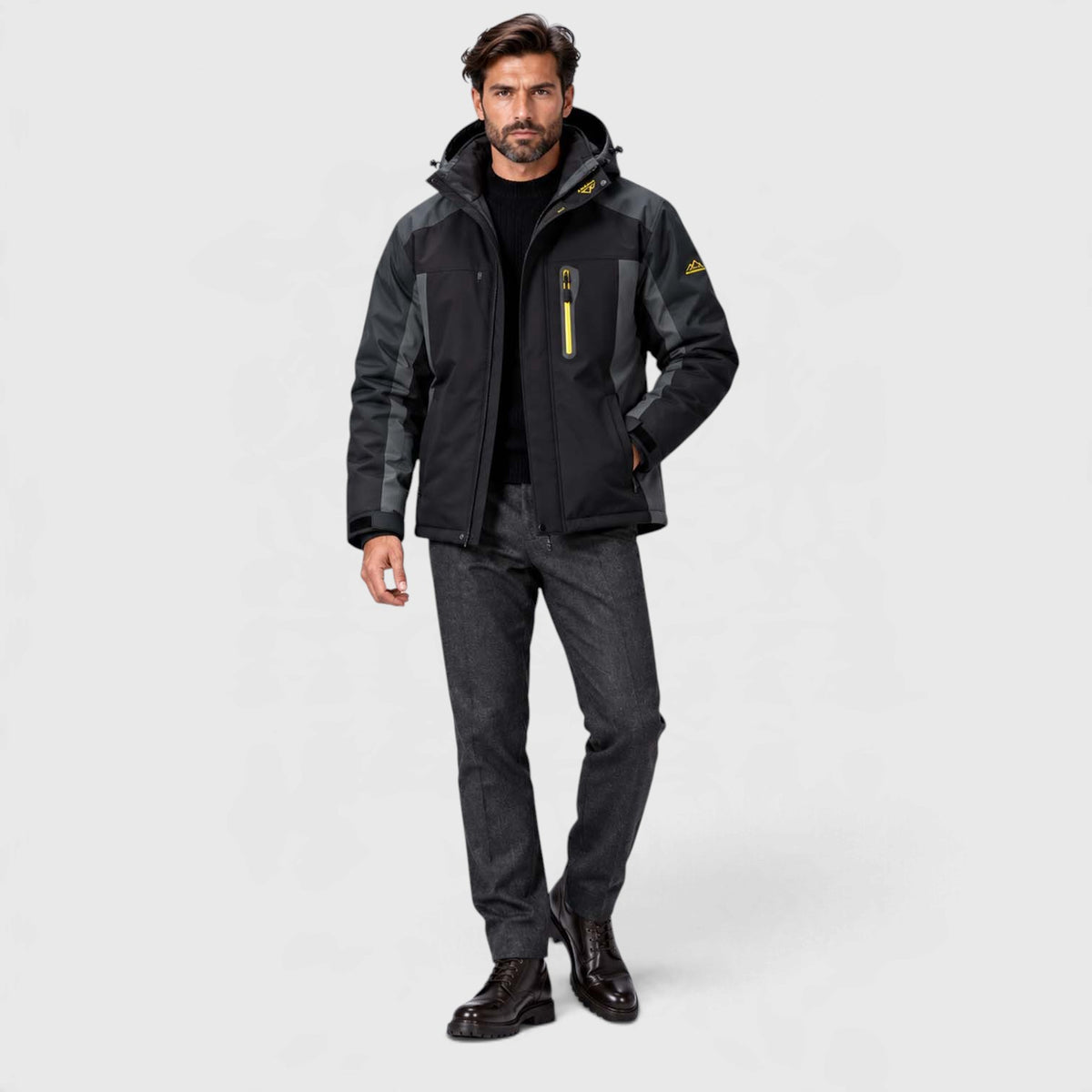 Monvaline | Men's Waterproof Winter Jacket Warm Insulated Coat