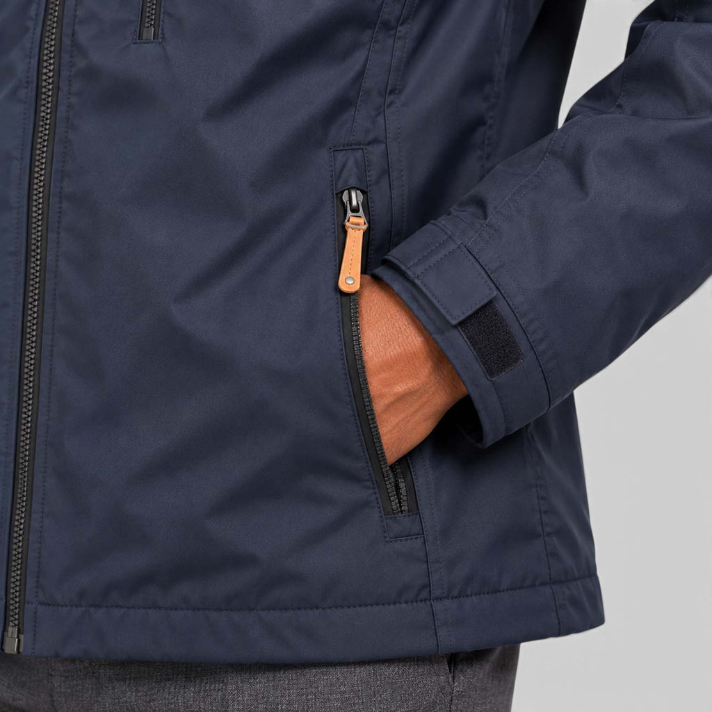 Monvaline | Men's Water-Resistant Hooded Jacket – Regular Fit Windproof