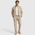 Monvaline | Men's Wool Knit Zip Cardigan Co-Ord Lounge Set