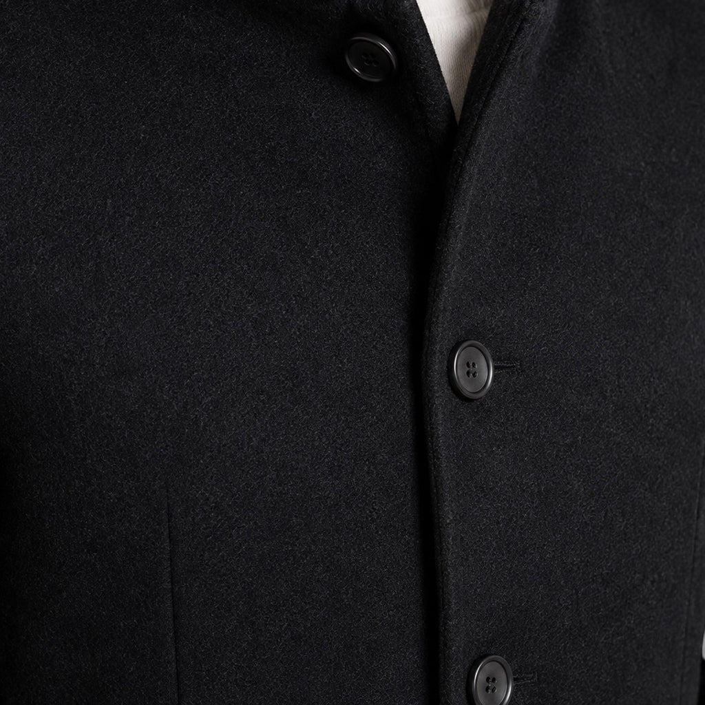 Monvaline | Men's Woolen Coat Classic Lapel Smart Casual Style