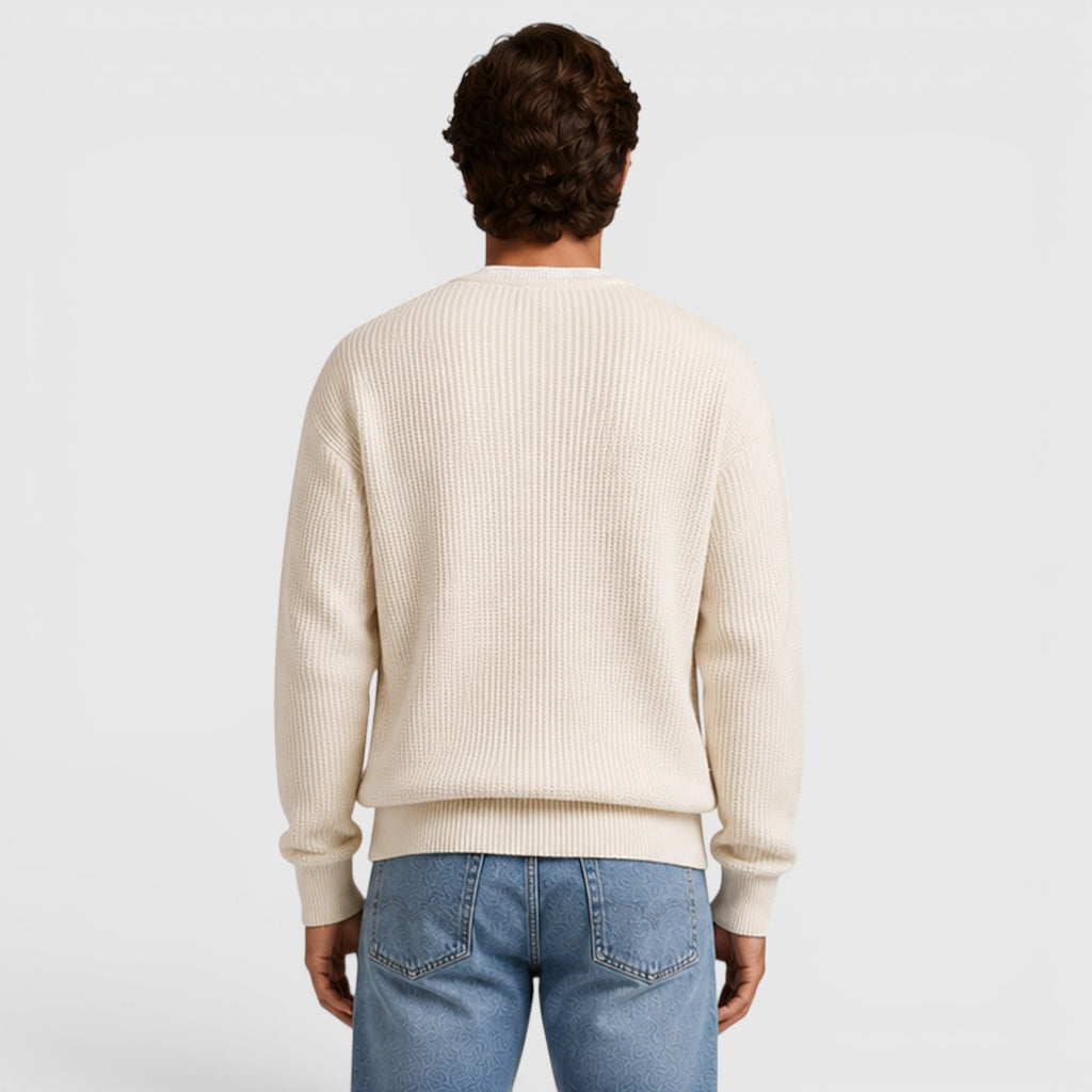 Monvaline | Men's Zip Up Knit Cardigan for Smart Casual Everyday Wear