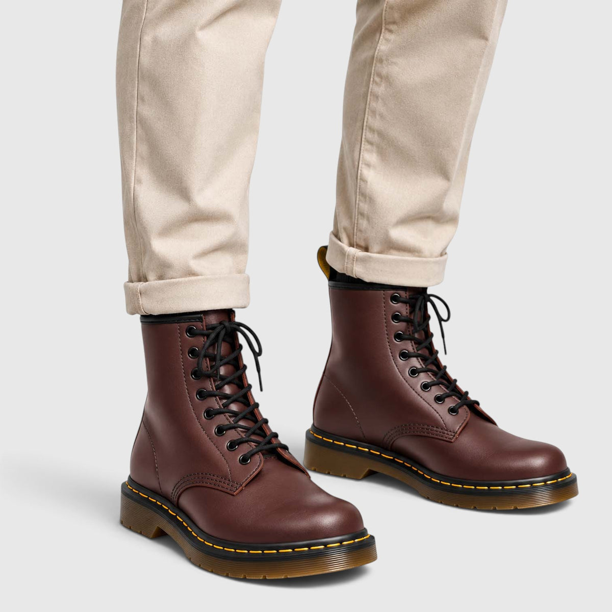 Monvaline | Unisex Lace-Up Boots with Padded Insole and Rubber Sole