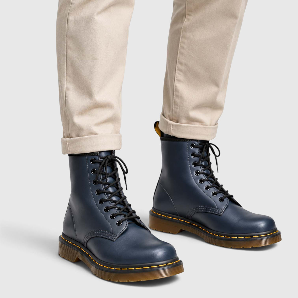Monvaline | Unisex Lace-Up Boots with Padded Insole and Rubber Sole