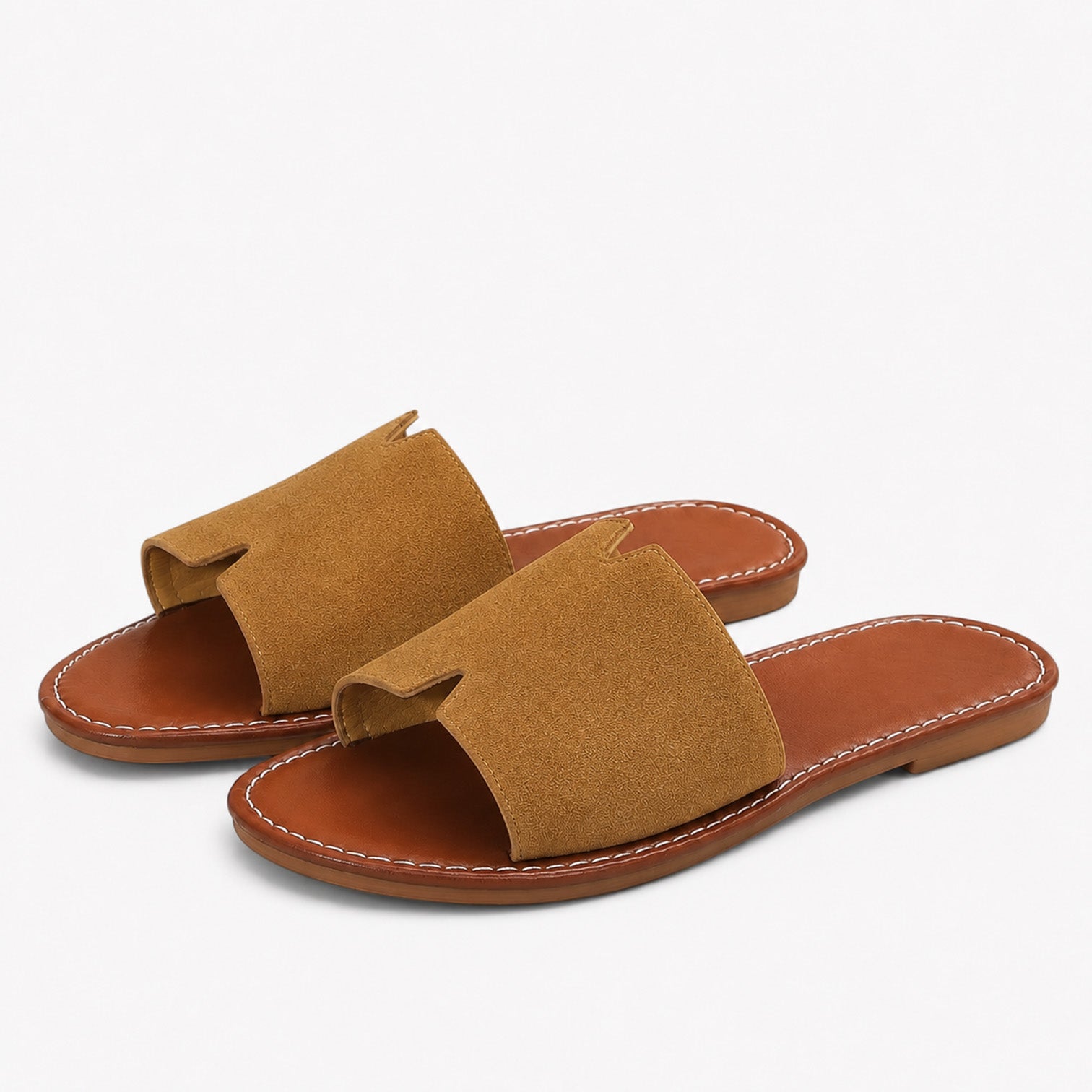 Monvaline | Women’s Comfortable Flat Slides for Beach & Everyday Wear