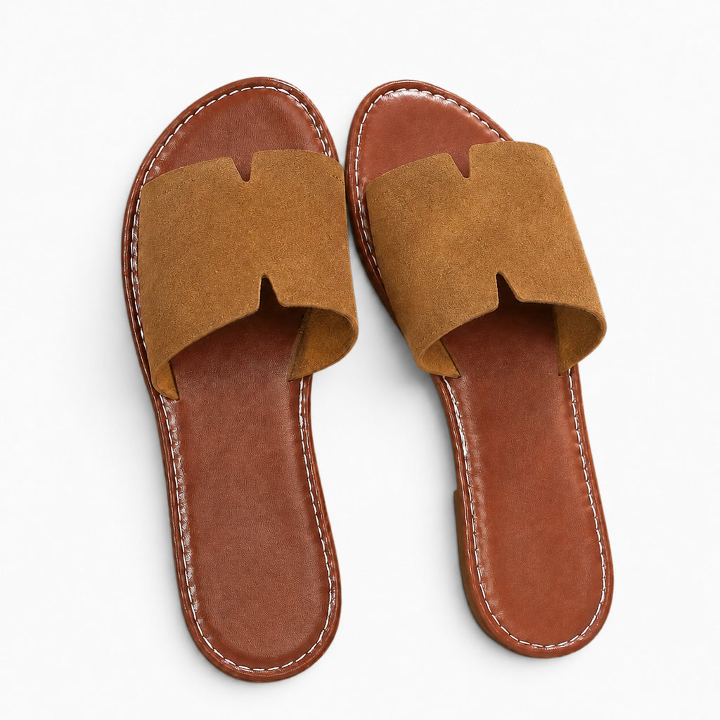 Monvaline | Women’s Comfortable Flat Slides for Beach & Everyday Wear