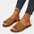 Monvaline | Women’s Comfortable Flat Slides for Beach & Everyday Wear