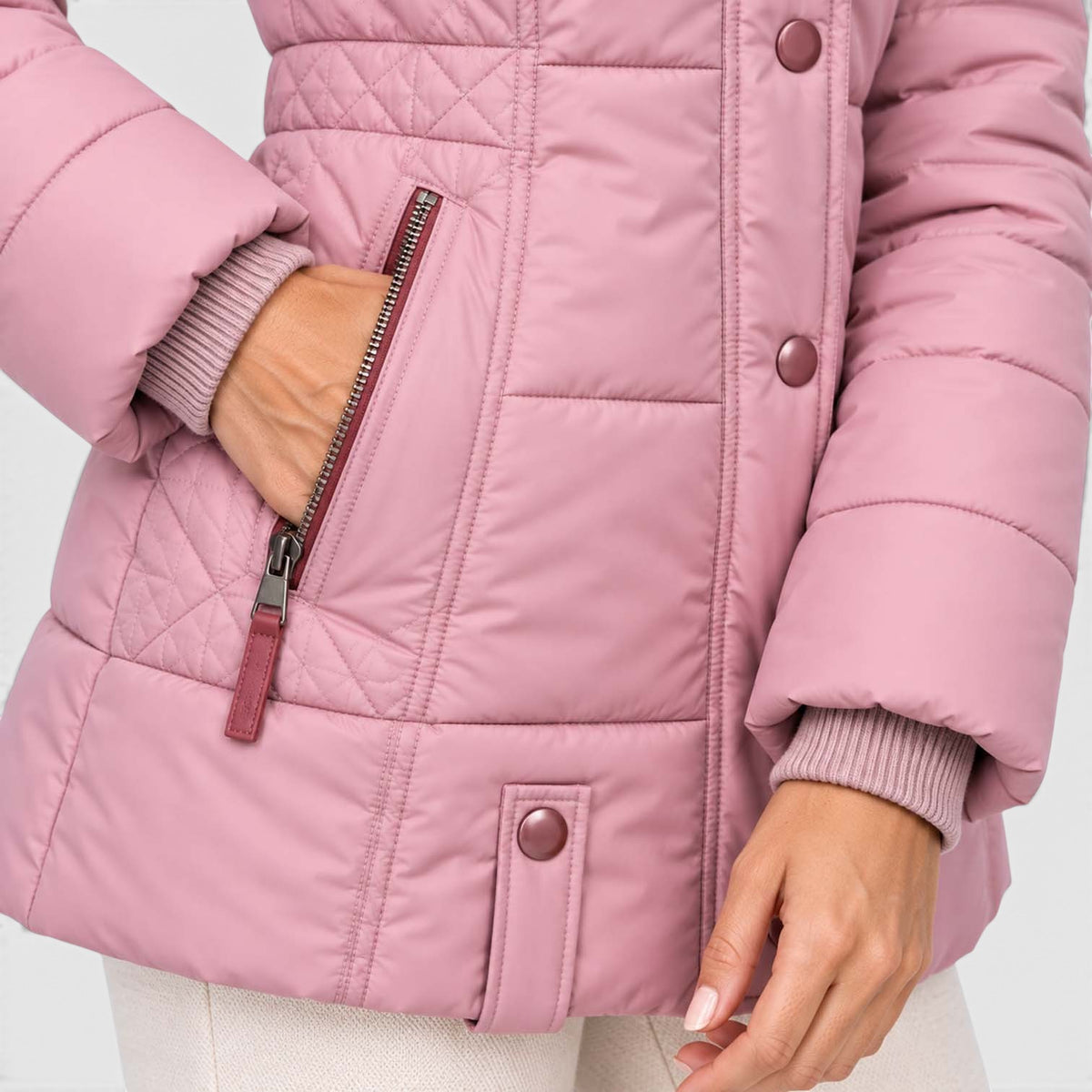 Monvaline | Women’s Faux Fur Winter Coat – Hooded Warm Outerwear