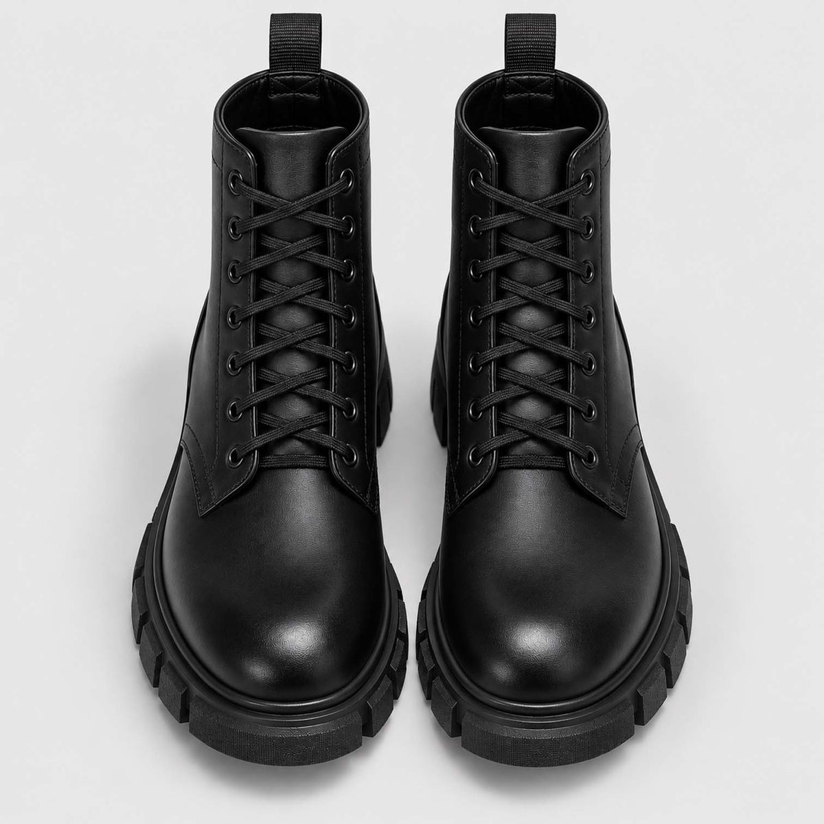 Monvaline | Women’s Full Grain Leather Boots with Block Heel