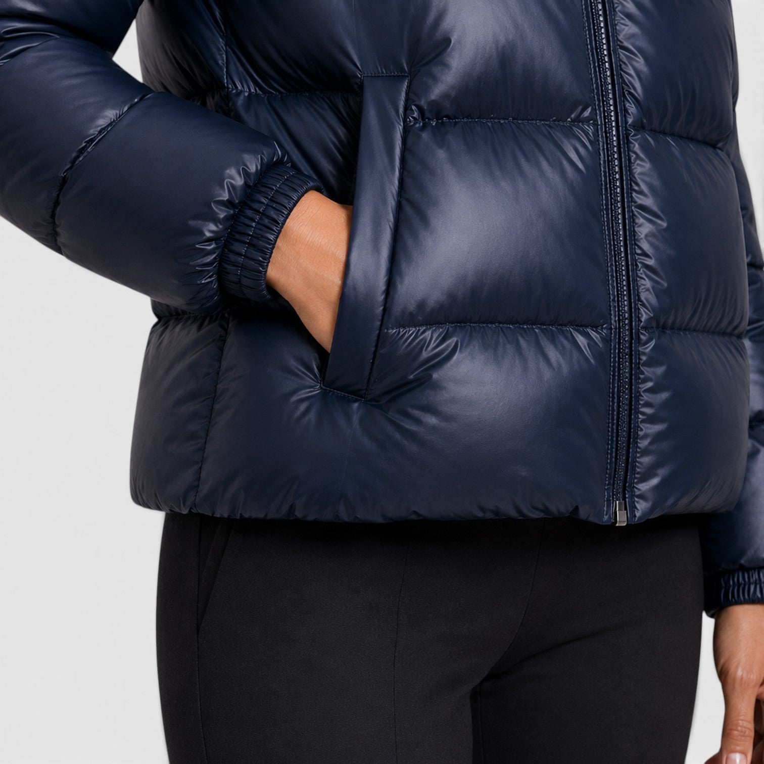Monvaline | Women’s Hooded Puffer Jacket – Lightweight Quilted Winter Coat