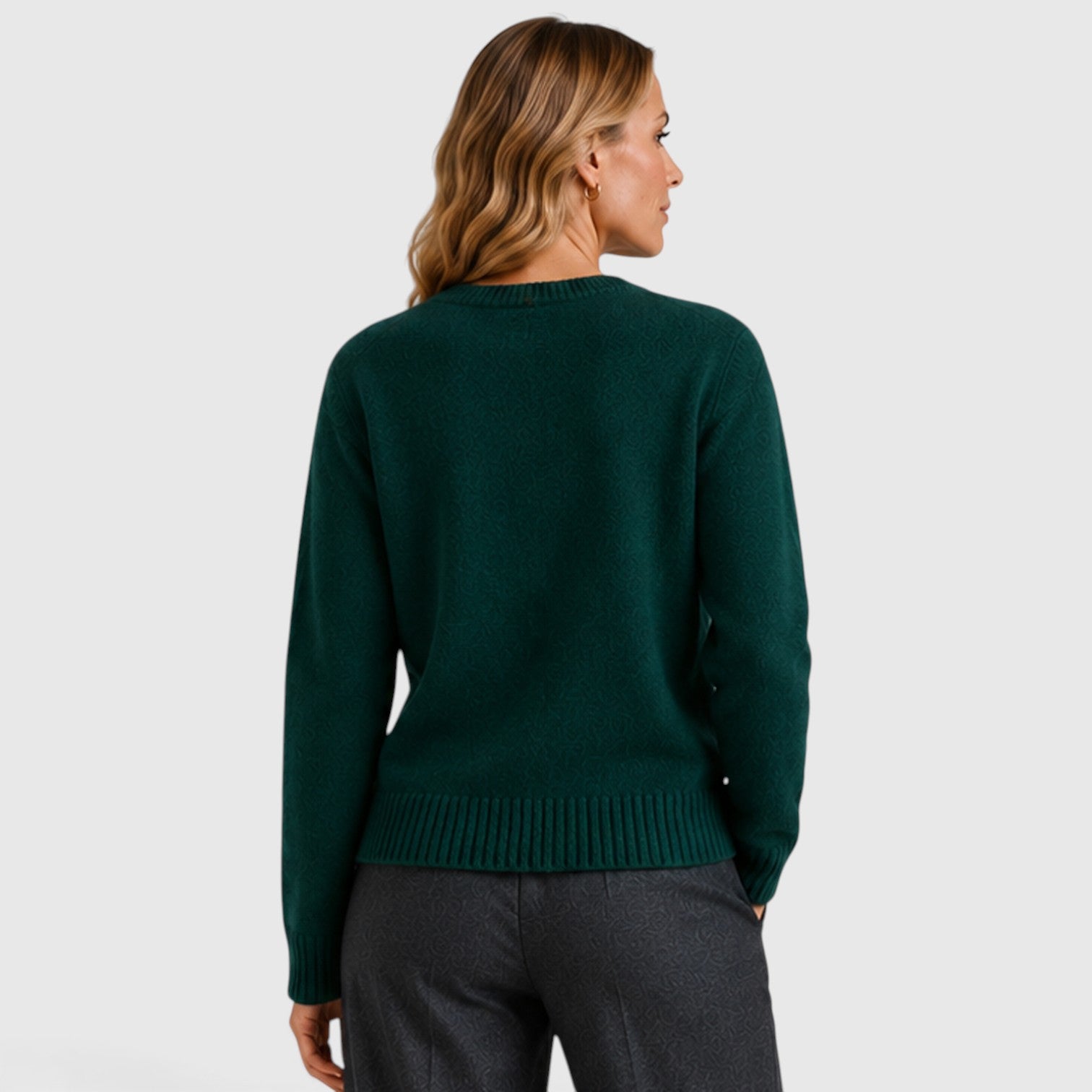 Monvaline | Women’s Knit Cardigan – Soft Button-Up Round Neck Sweater