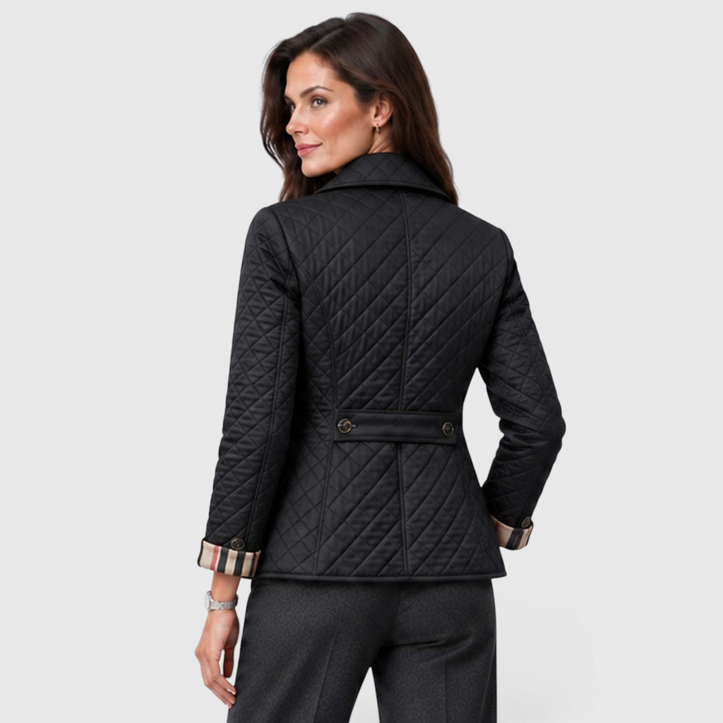 Monvaline | Women’s Lightweight Quilted Coat for Cool Weather and City Wear