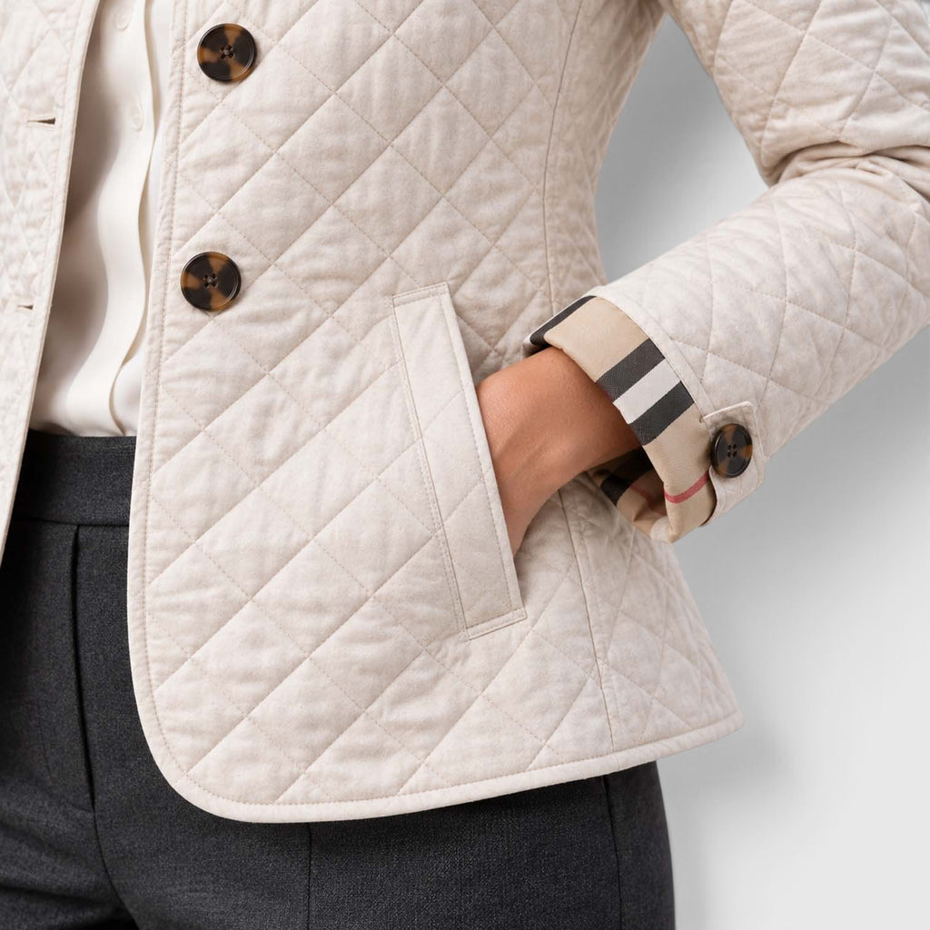 Monvaline | Women’s Lightweight Quilted Coat for Cool Weather and City Wear