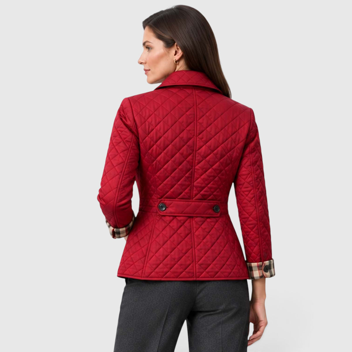 Monvaline | Women’s Lightweight Quilted Coat for Cool Weather and City Wear