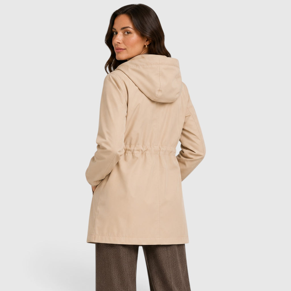 Monvaline | Women’s Lightweight Waterproof Hooded Rain Coat