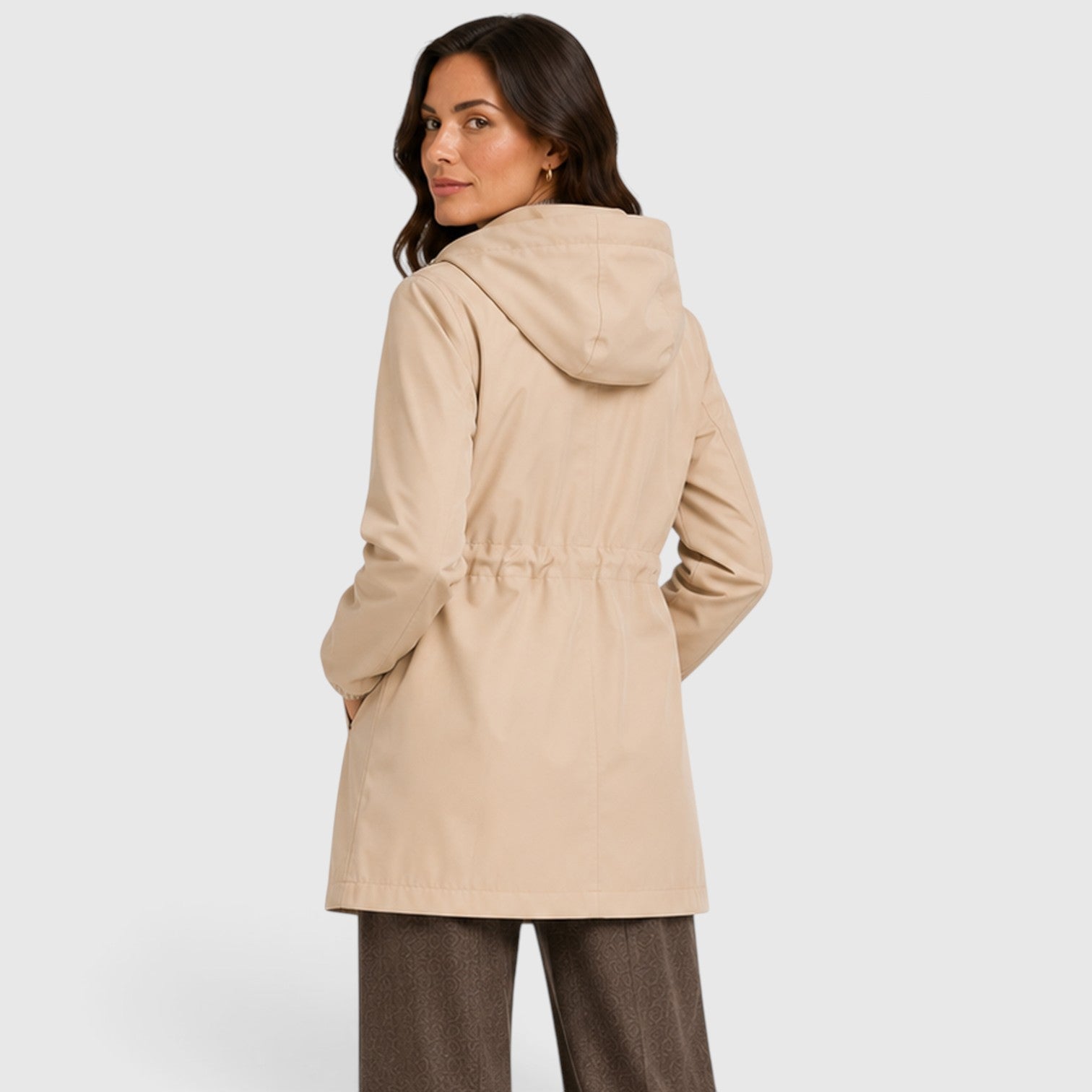 Monvaline | Women’s Lightweight Waterproof Hooded Rain Coat