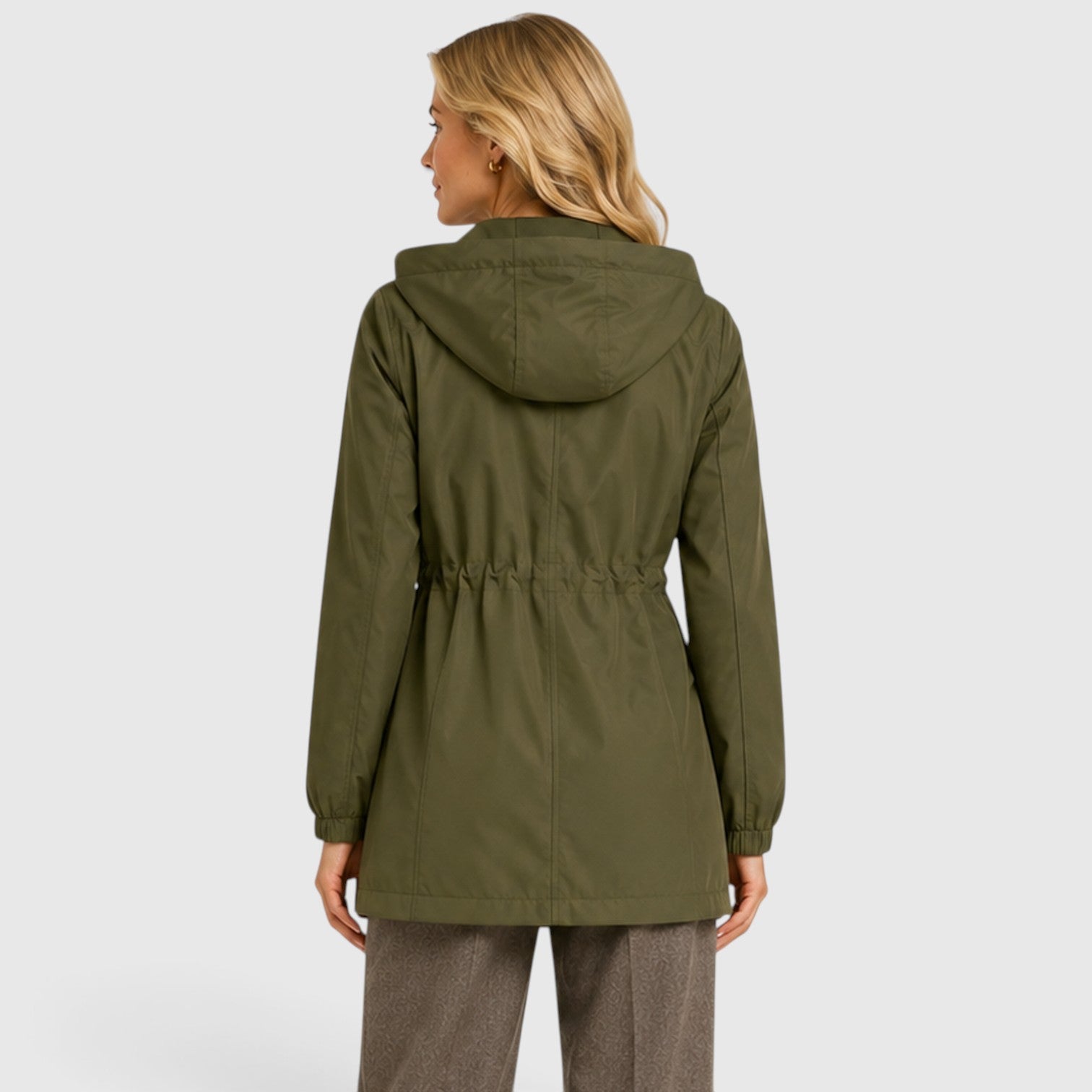 Monvaline | Women’s Lightweight Waterproof Hooded Rain Coat