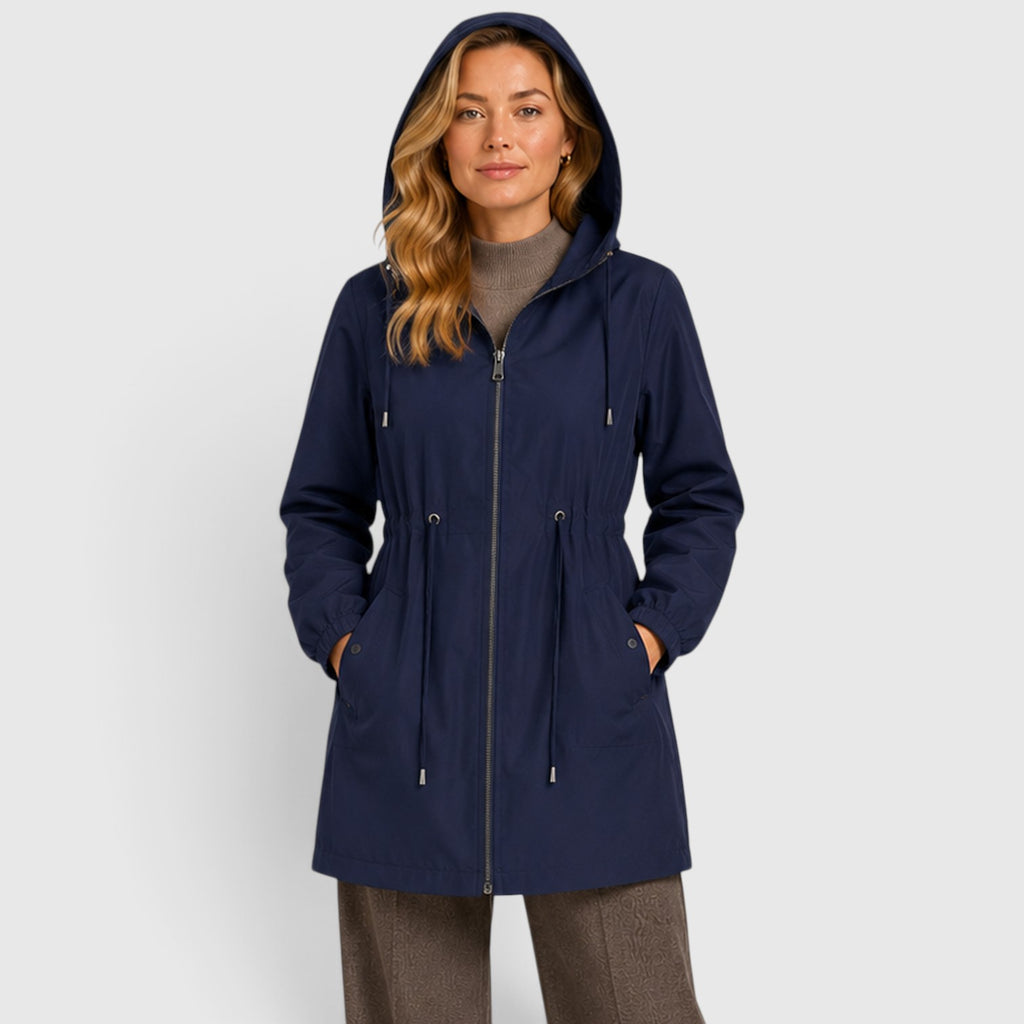 Monvaline | Women’s Lightweight Waterproof Hooded Rain Coat