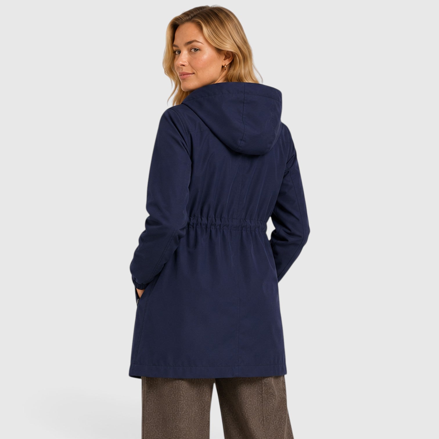 Monvaline | Women’s Lightweight Waterproof Hooded Rain Coat