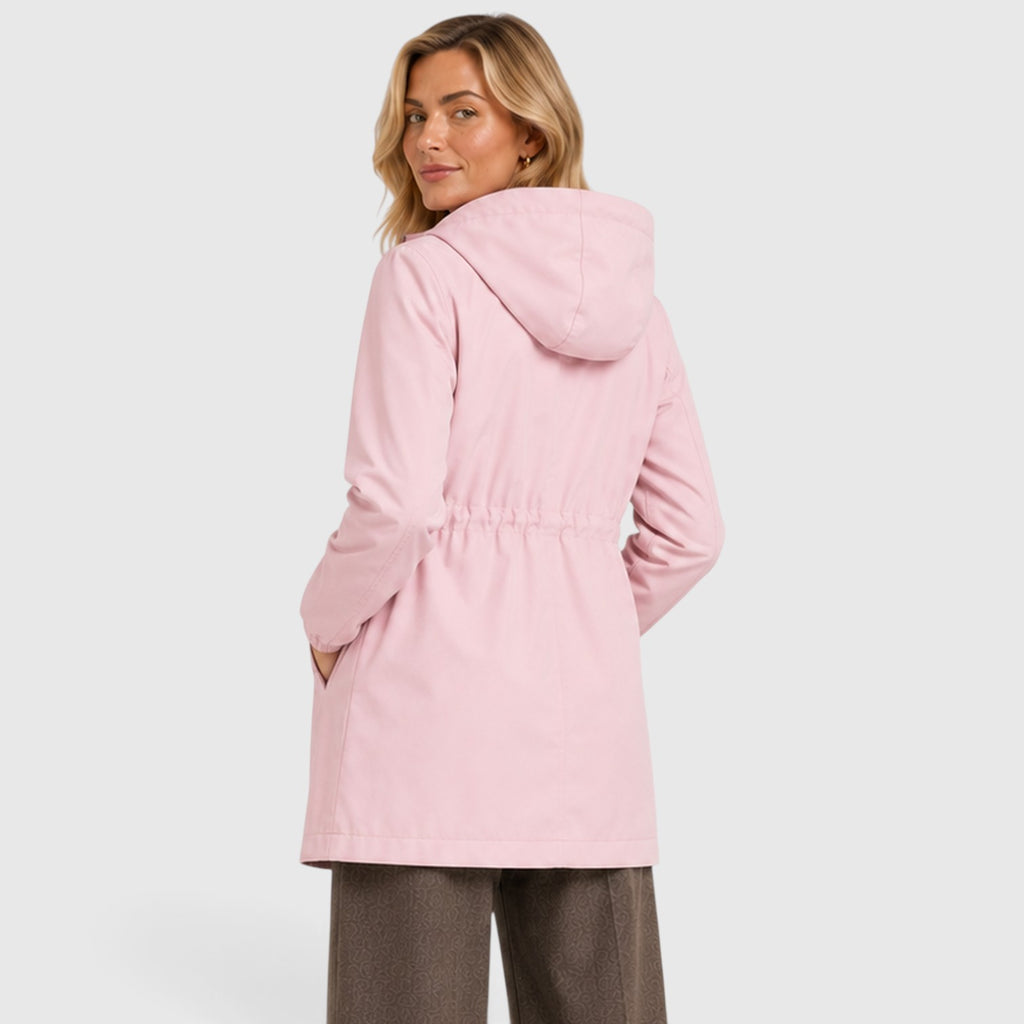 Monvaline | Women’s Lightweight Waterproof Hooded Rain Coat