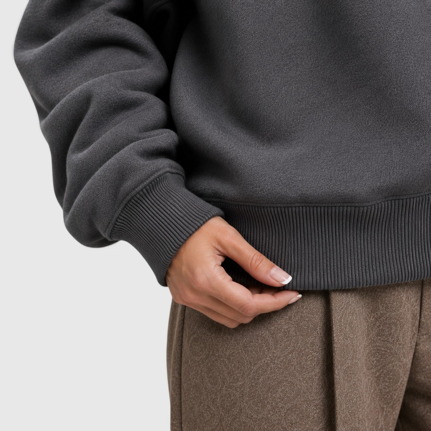 Monvaline | Women’s Oversized Open Neck Pullover Hoodie