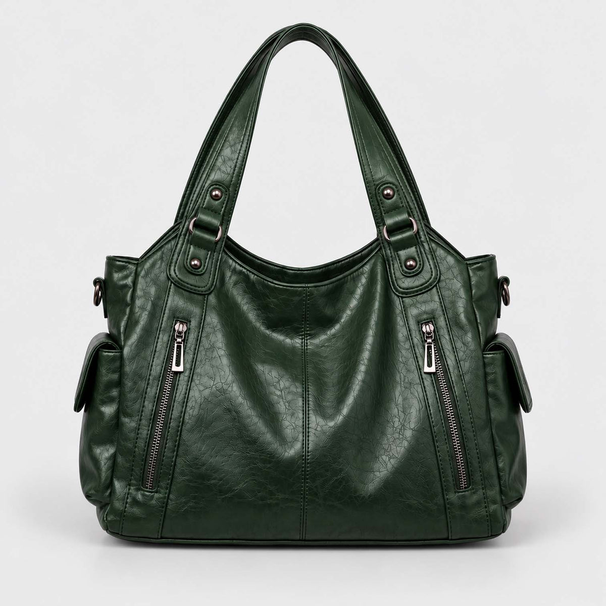 Monvaline | Women’s Shoulder Bag – Slouchy Faux Leather Hobo
