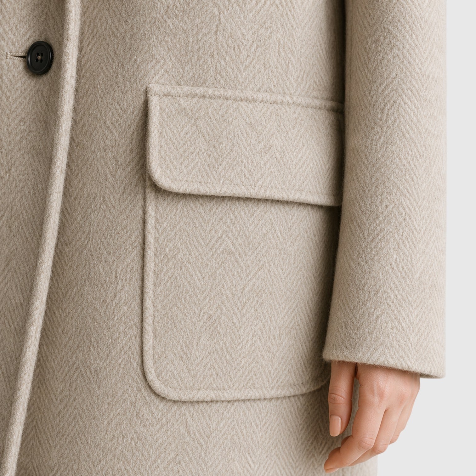 Monvaline | Women’s Slim Fit Mid-Length Coat for Casual and Dressy Wear