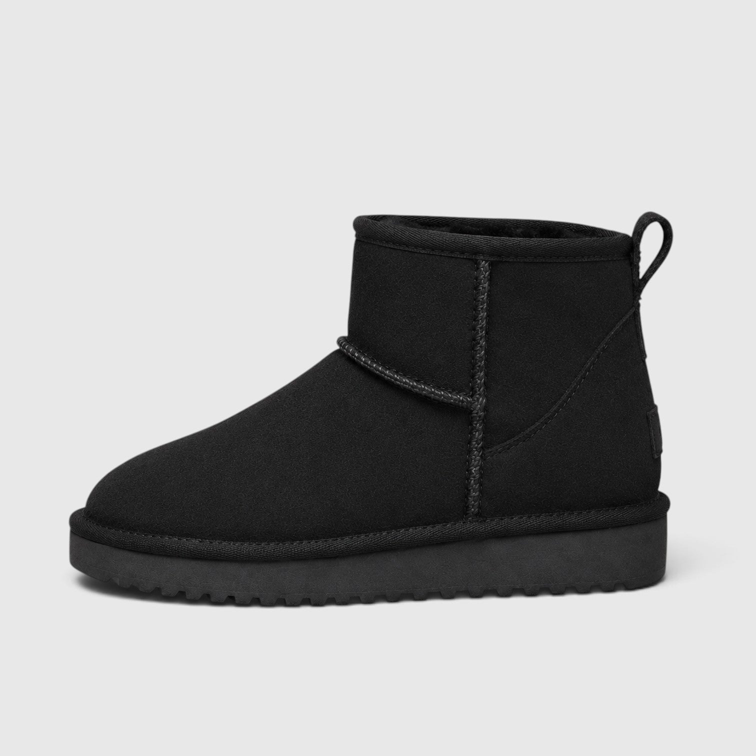 Monvaline | Women’s Suede Ankle Boots – Shearling Lined Slip-On