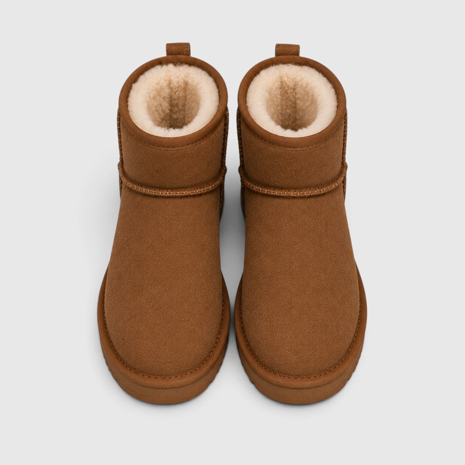 Monvaline | Women’s Suede Ankle Boots – Shearling Lined Slip-On