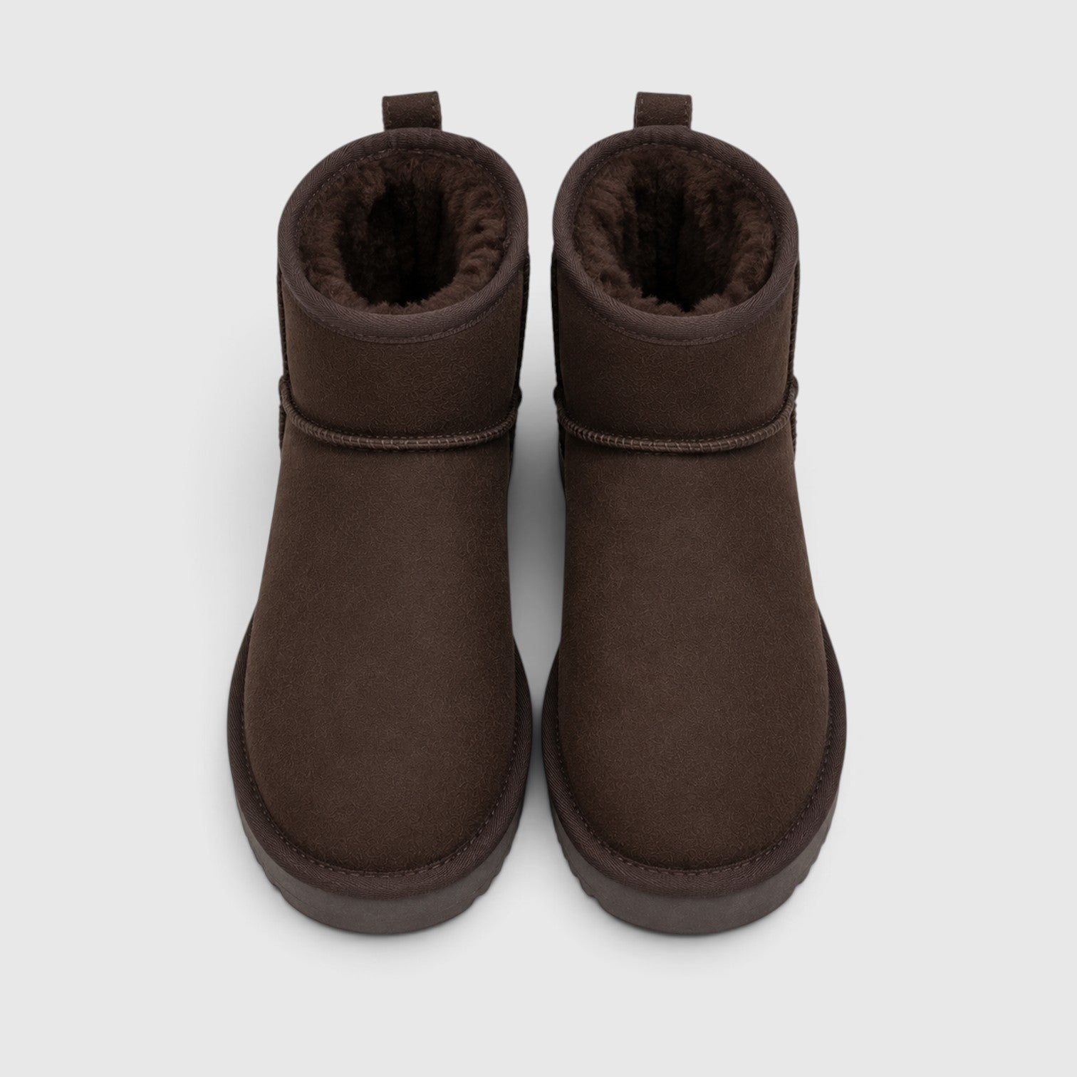 Monvaline | Women’s Suede Ankle Boots – Shearling Lined Slip-On