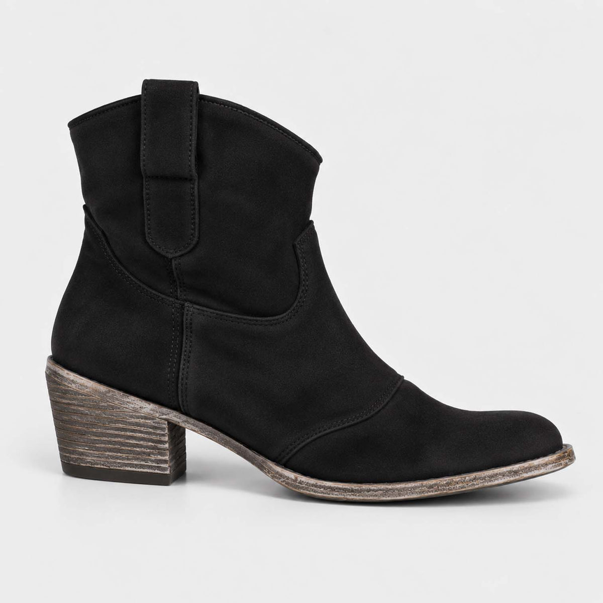 Monvaline | Women’s Suede Cowboy Boots – Classic Western Style