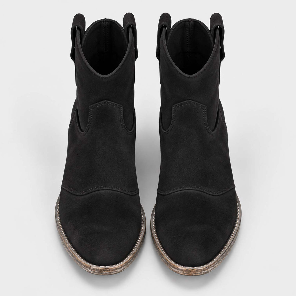 Monvaline | Women’s Suede Cowboy Boots – Classic Western Style