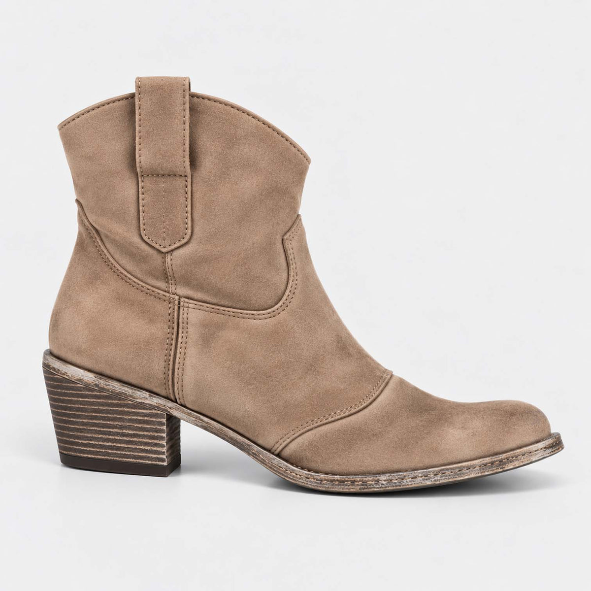 Monvaline | Women’s Suede Cowboy Boots – Classic Western Style