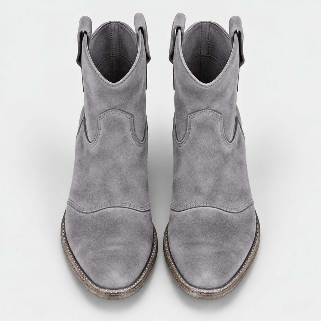 Monvaline | Women’s Suede Cowboy Boots – Classic Western Style