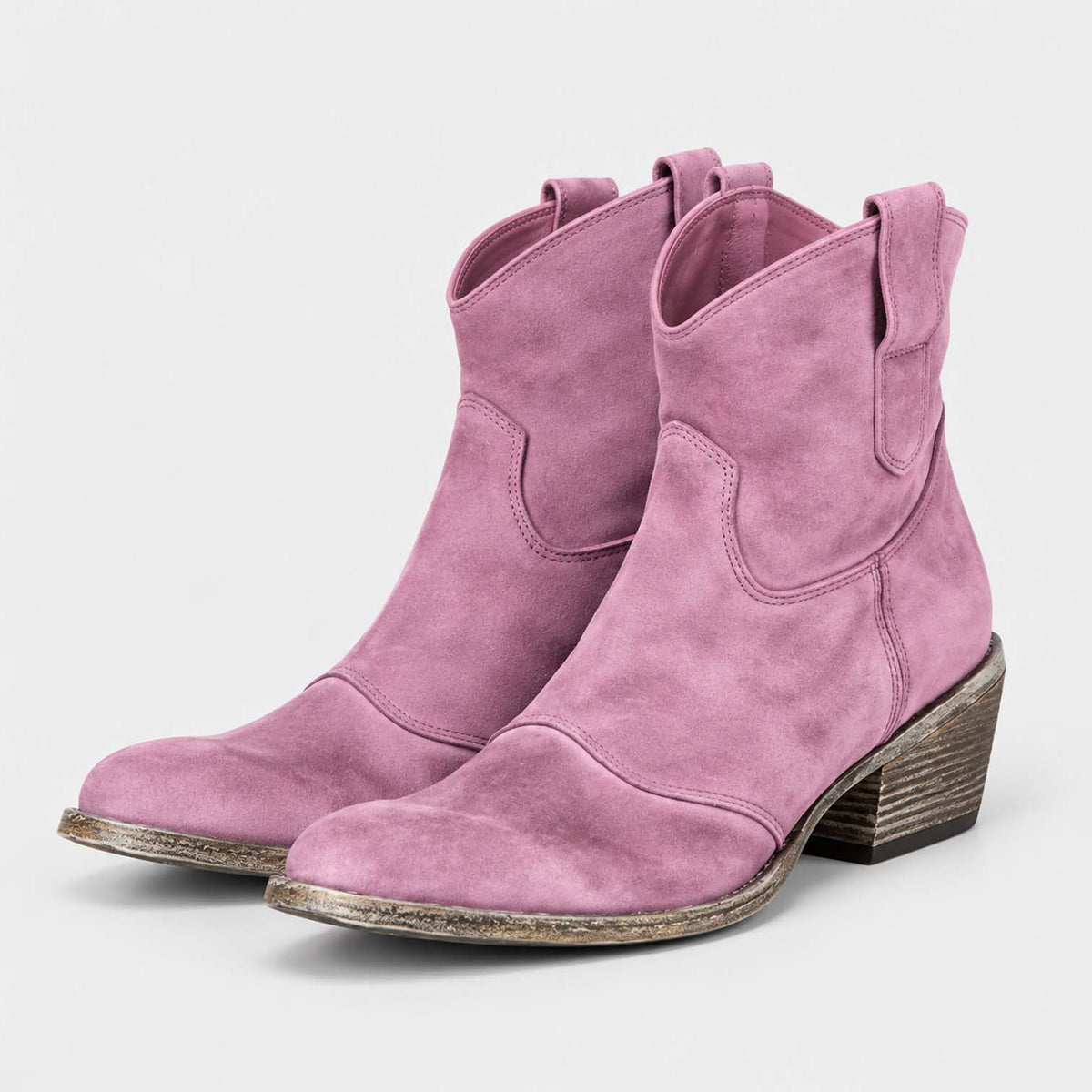 Monvaline | Women’s Suede Cowboy Boots – Classic Western Style