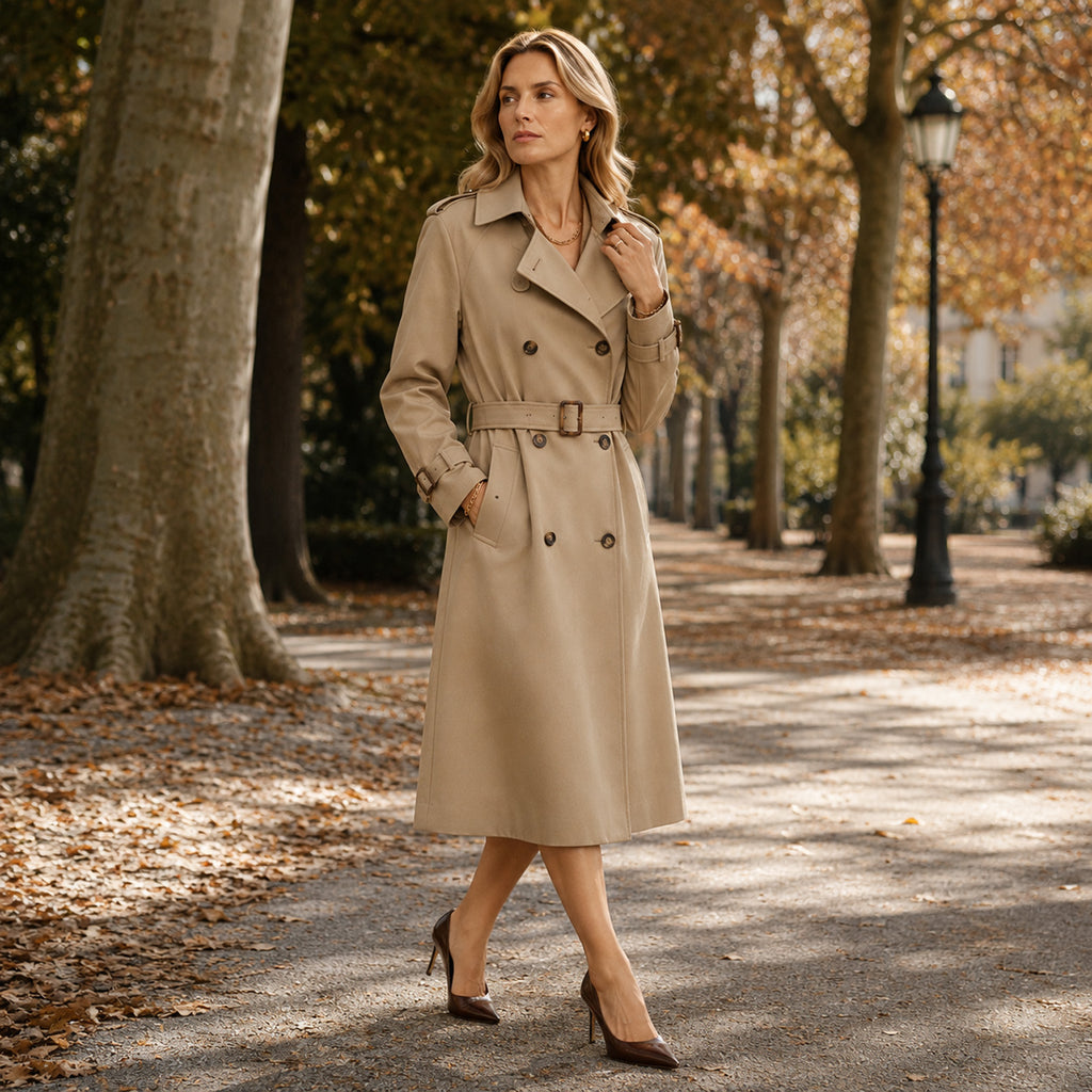 Monvaline | Women’s Trench Coat for Work and Smart Casual Outfits