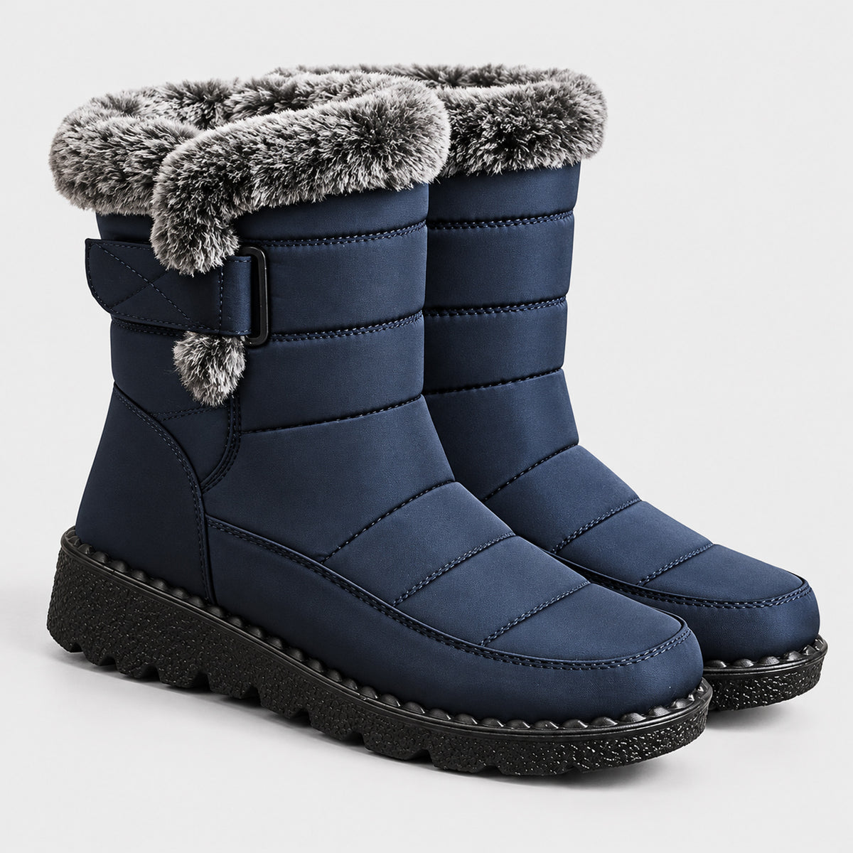 Monvaline | Women’s Warm Winter Boots – Fur Lined Snow Boots