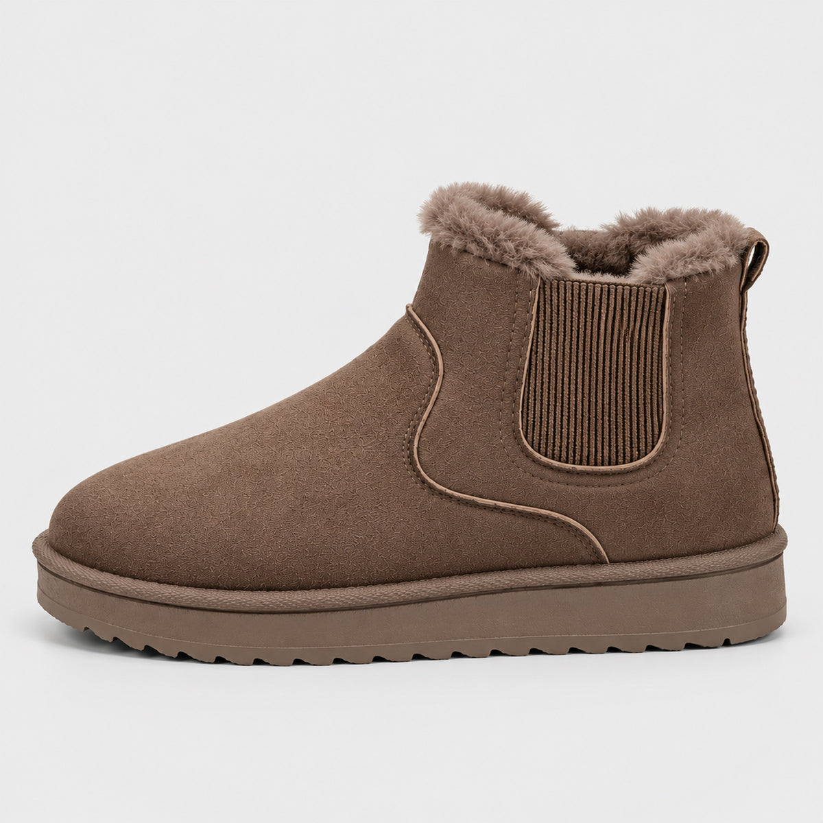 Monvaline | Women’s Warm Winter Boots – Slip-On Ankle Style