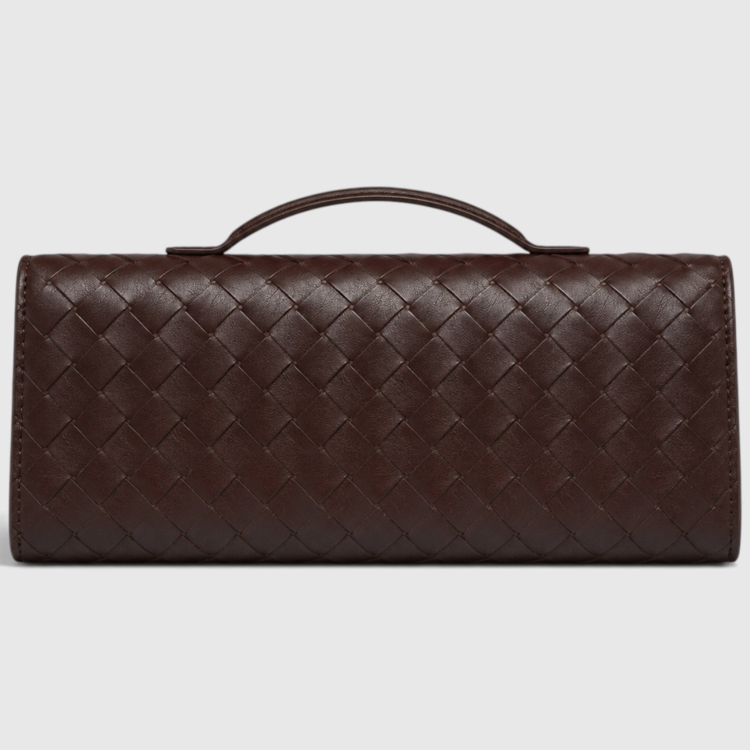 Monvaline | Women’s Woven Clutch Bag – Leather Shoulder Evening Handbag