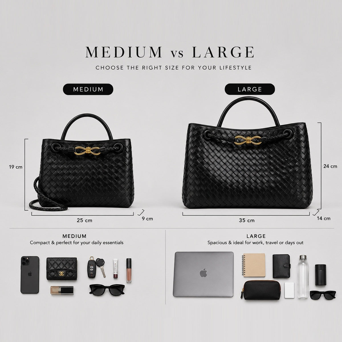 Monvaline | Women’s Woven Luxury Tote Bag – Soft Vegan Leather Shoulder Bag