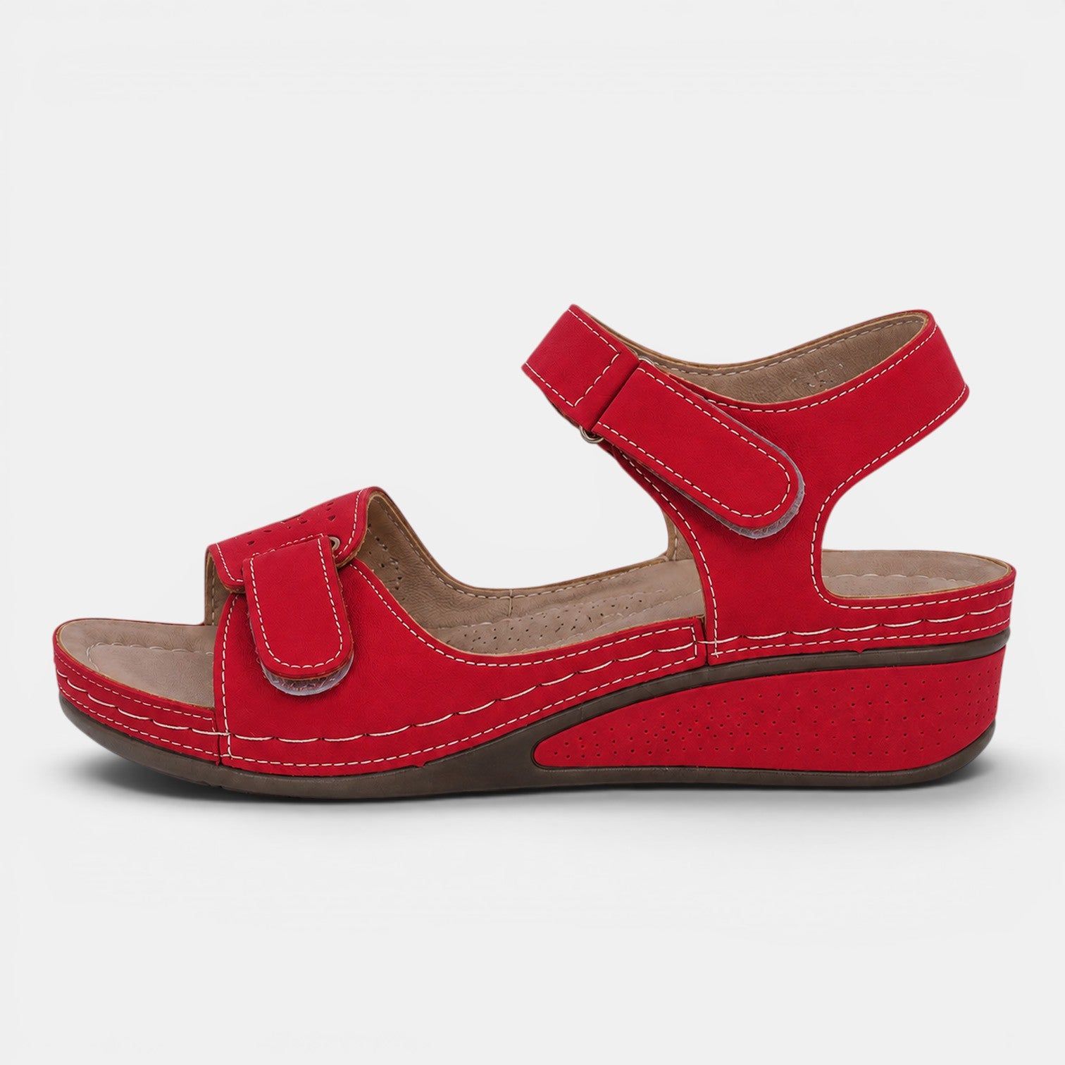 Monvaline | Women's Adjustable Strap Comfort Sandals for Everyday Walking