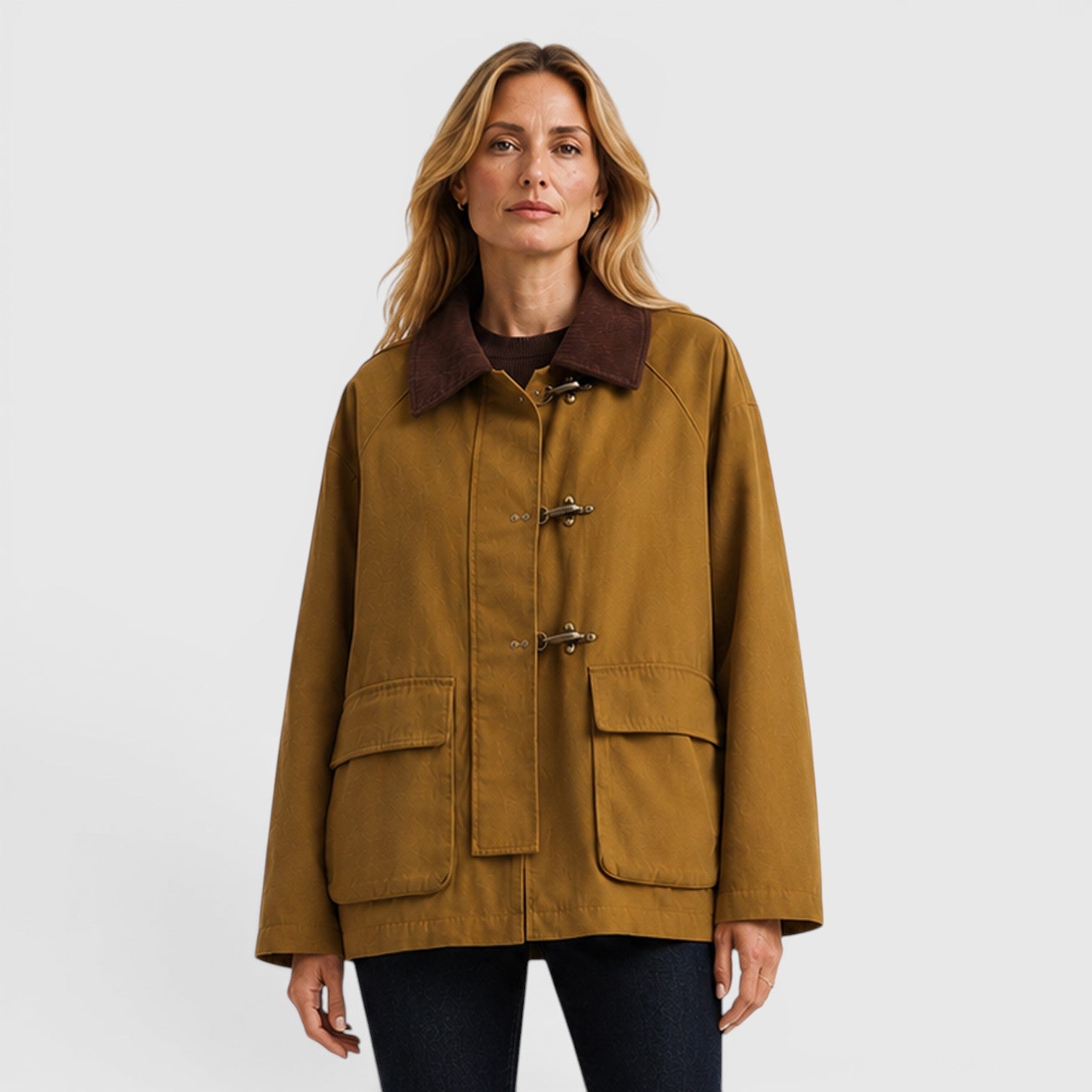 Monvaline | Women's Barn Jacket for Casual Outfits