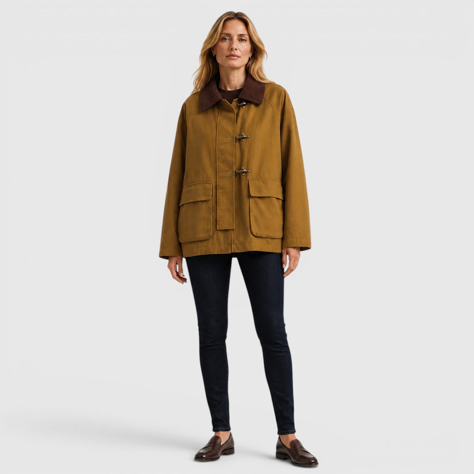 Monvaline | Women's Barn Jacket for Casual Outfits
