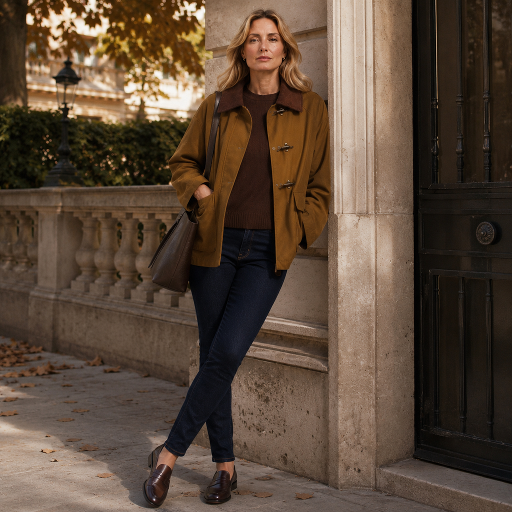 Monvaline | Women's Barn Jacket for Casual Outfits