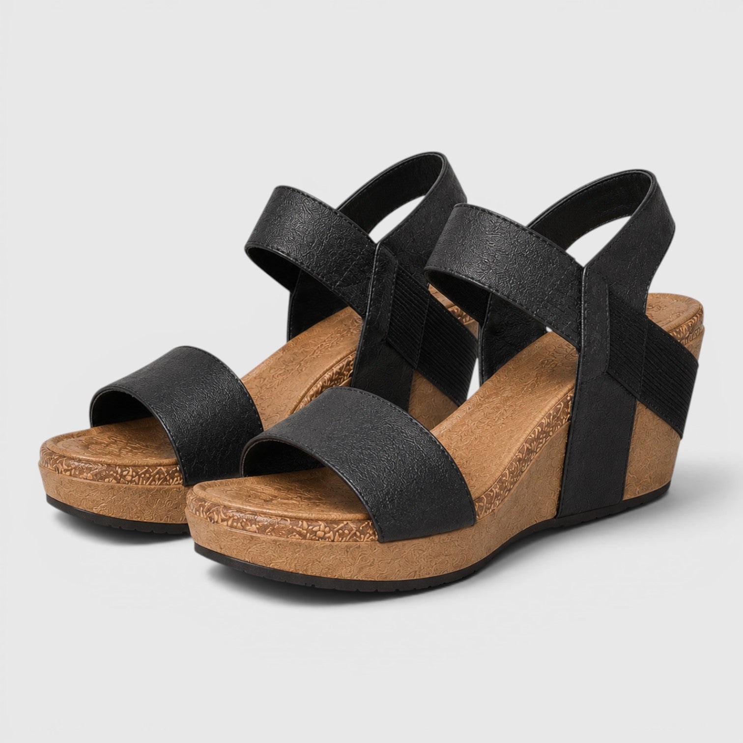 Monvaline | Women's Casual Platform Sandals with Supportive Foam Sole