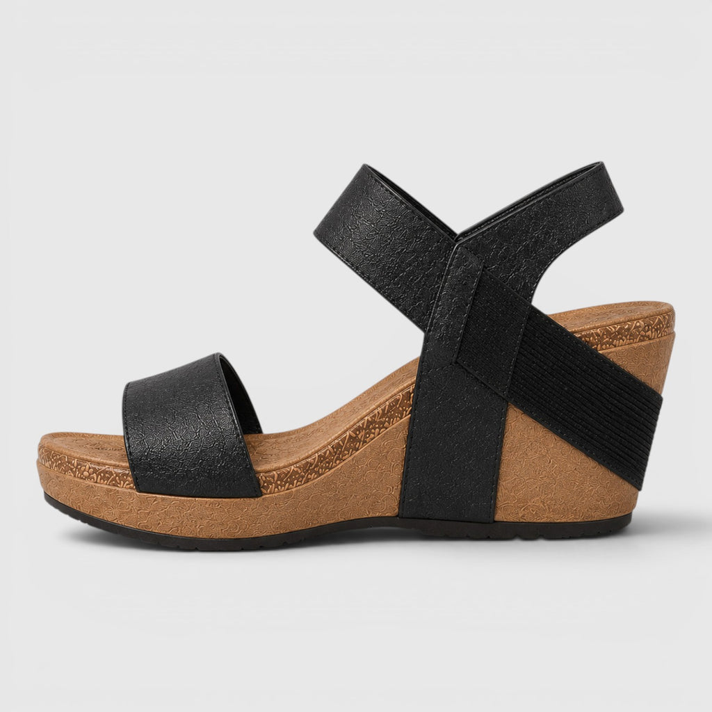 Monvaline | Women's Casual Platform Sandals with Supportive Foam Sole