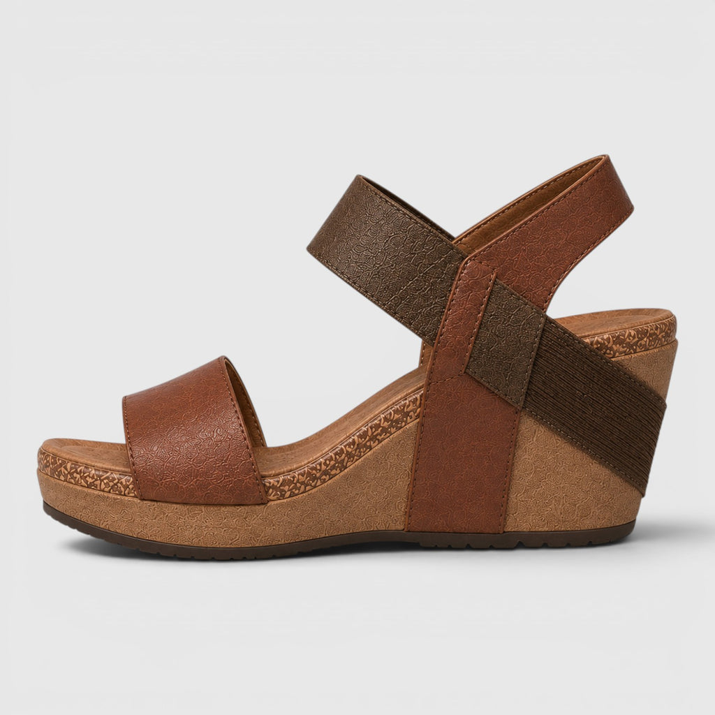 Monvaline | Women's Casual Platform Sandals with Supportive Foam Sole