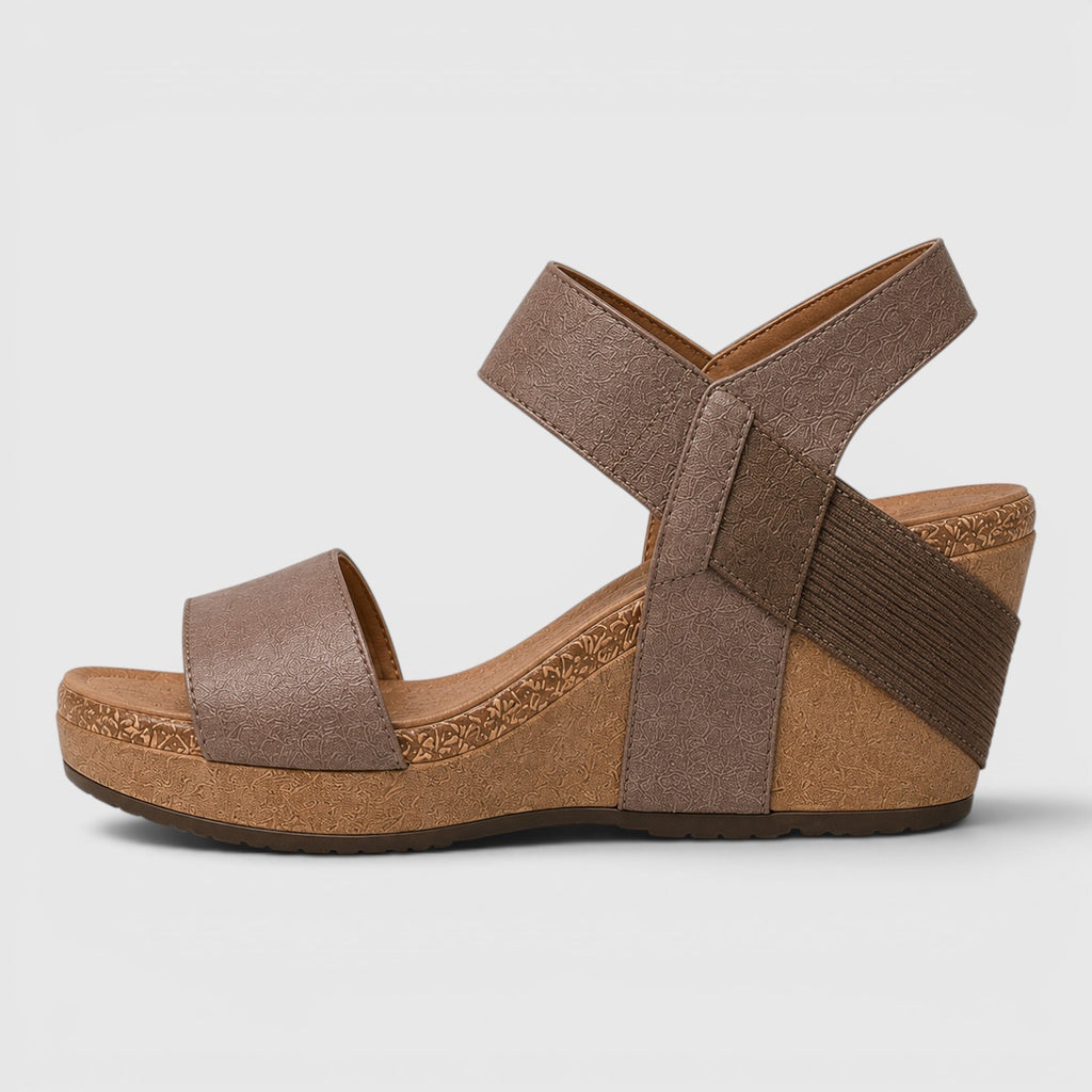 Monvaline | Women's Casual Platform Sandals with Supportive Foam Sole