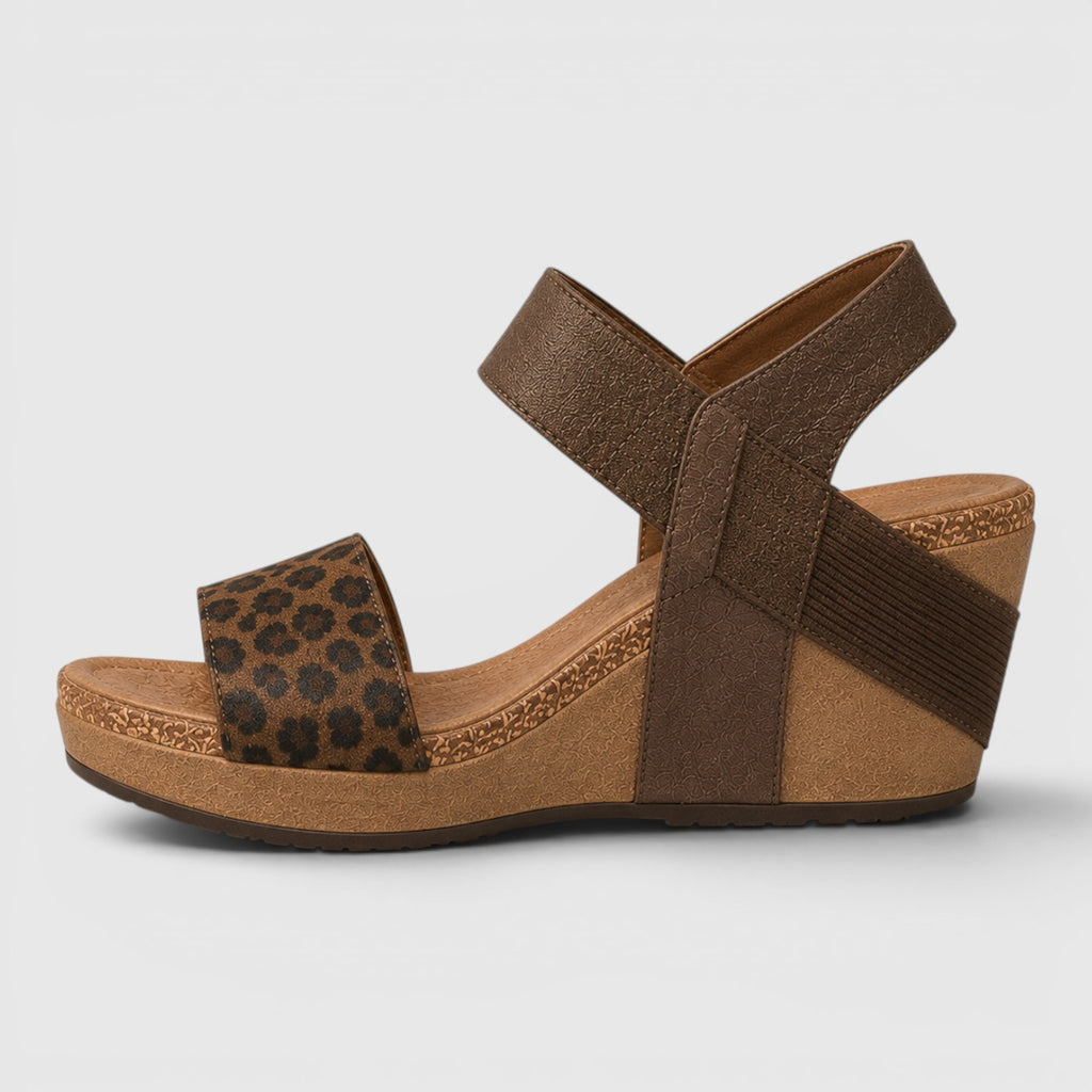 Monvaline | Women's Casual Platform Sandals with Supportive Foam Sole