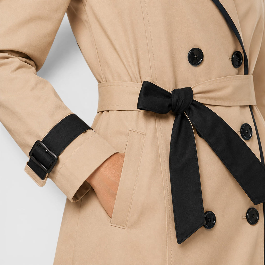 Monvaline | Women's Classic Slim Fit Trench Coat